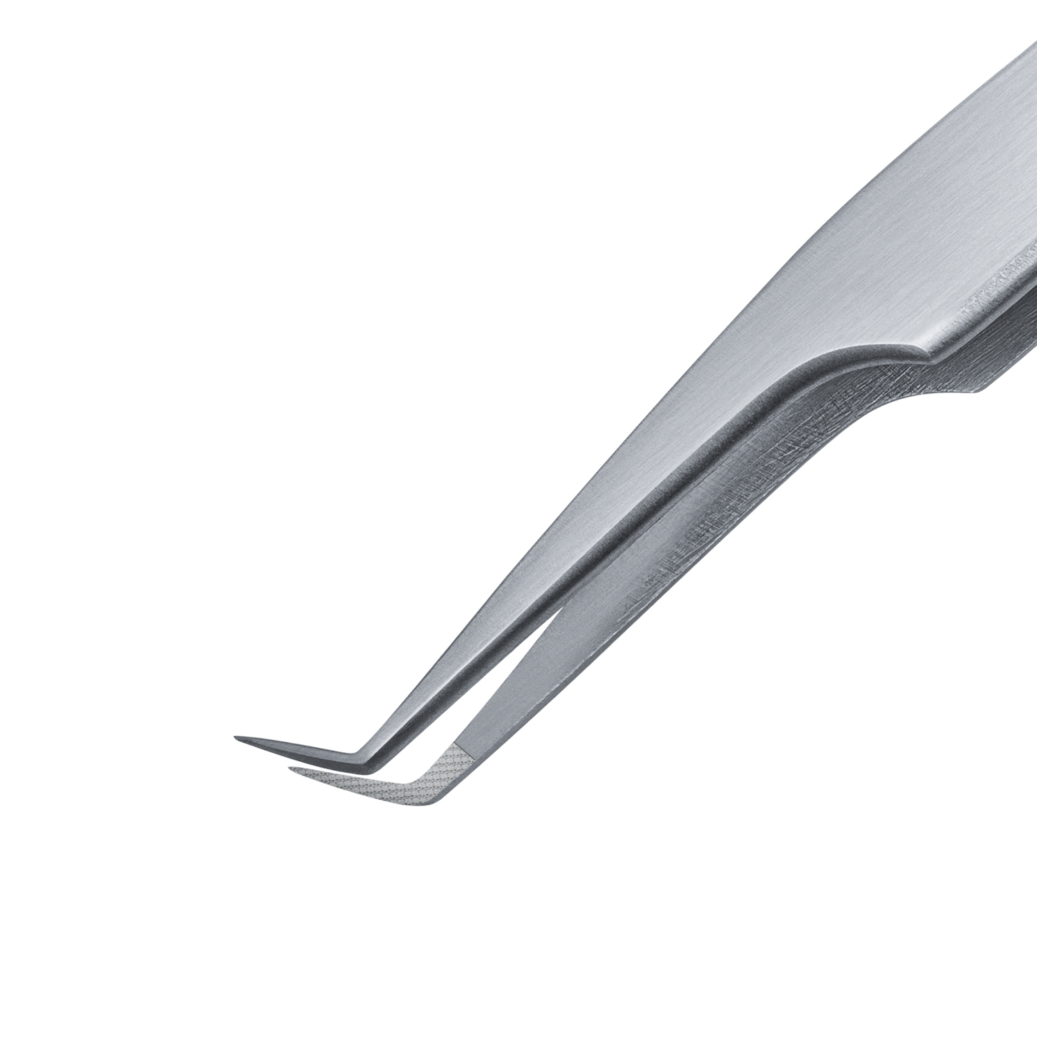 Пинцет для наращивания ресниц TimBale ZD-10, 7 мм, Fiber