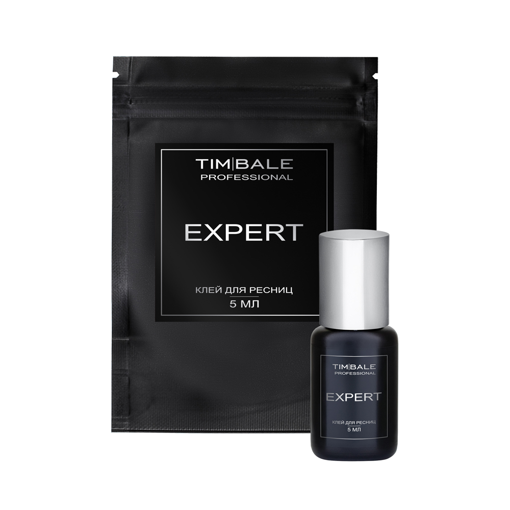 Клей TimBale Expert чёрный для наращивания ресниц, 5 мл